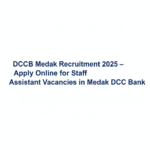 Medak DCC Bank Jobs 2025