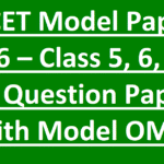 TGCET Model Papers 2026 – Class 5, 6, 7, 8 & 9 Question Papers with Model OMR