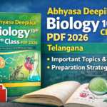 Abhyasa Deepika Biology 10th Class PDF 2026 Telangana – Important Topics & Preparation Strategy