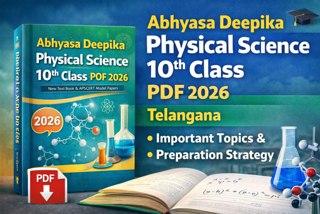 Abhyasa Deepika Physical Science 10th Class PDF 2026 Telangana – Important Topics & Preparation Strategy