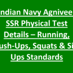 Indian Navy Agniveer Physical Test Details 2026 – PFT & Medical Standards
