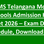 TGMS Telangana Model Schools Admission Hall Ticket 2026 – Exam Dates, Schedule, Download Link