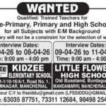 Kidzee Elementary School & Little Flowers High School Mancherial Recruitment 2026 Notification – Teachers Jobs in Telangana