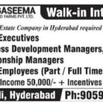 Swargaseema Hyderabad Recruitment 2026 – Walk in Interview for Sales Executive, BDM & Relationship Manager Jobs