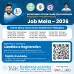 Telangana Job Mela 2026 Notification – 10 Districts Walk-in Job Fair Dates, Registration Link, Eligibility Details