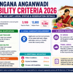 Telangana Anganwadi Eligibility Criteria 2026 Qualification, Age Limit, Local Status & Reservation Details