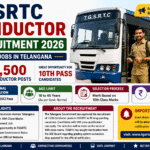 Conductor Jobs in Telangana RTC-TGSRTC Conductor Recruitment 2026 10th Pass Jobs Online Form
