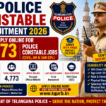 TG Police Constable Recruitment 2026 – Apply Online for 4,773 Police Constable Jobs (Civil, AR & SAR CPL) TG Police Constable Recruitment 2026 – Apply Online for 4,773 Police Constable Jobs (Civil, AR & SAR CPL)
