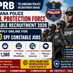 TGPRB Telangana Police Special Protection Force Constable Recruitment 2026 – Apply Online for 1,380 SPF Constable Jobs